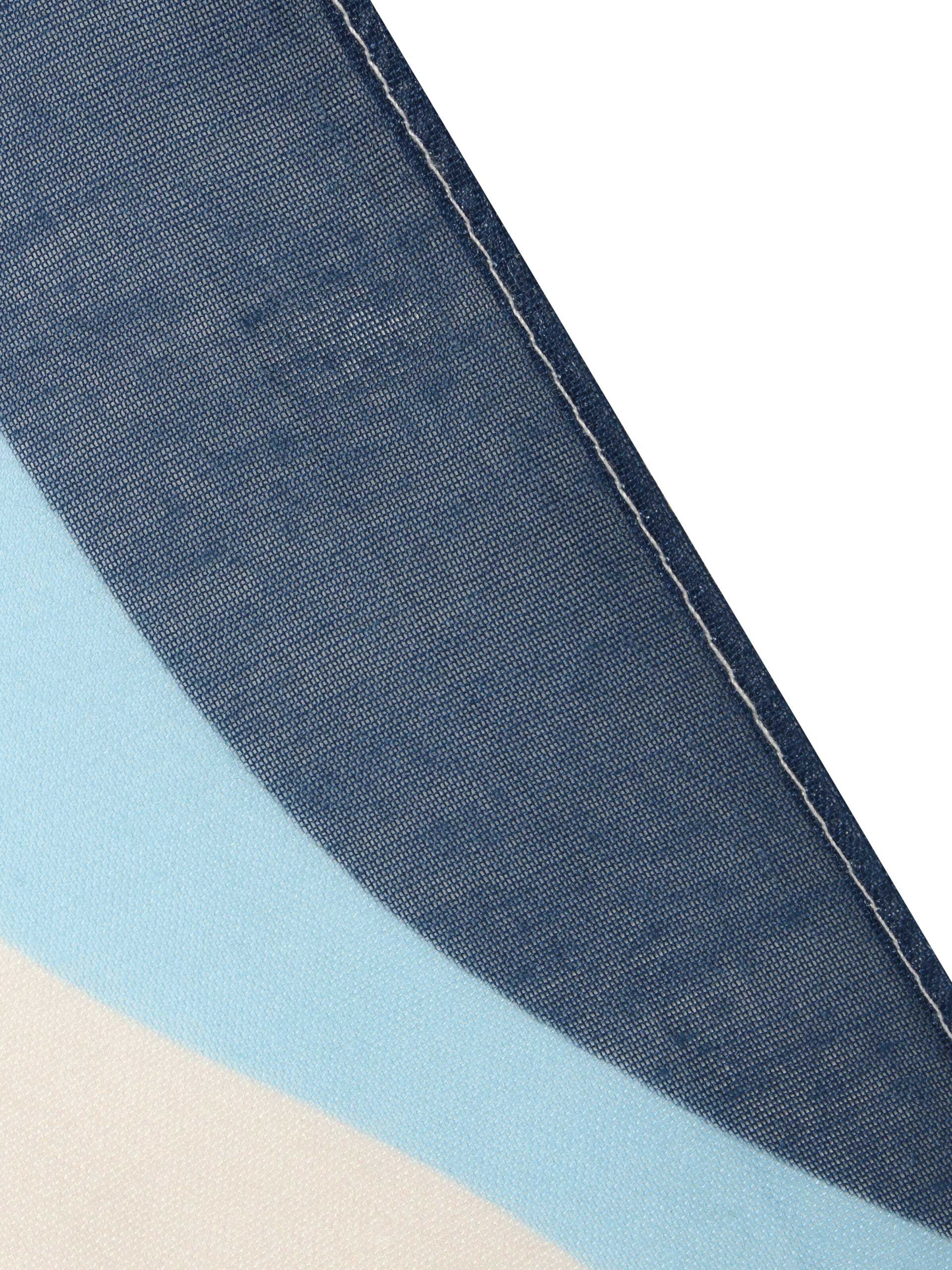 SAMAYA Leichter Breitschal 'Flaherty', mit grafischem Muster in Blau