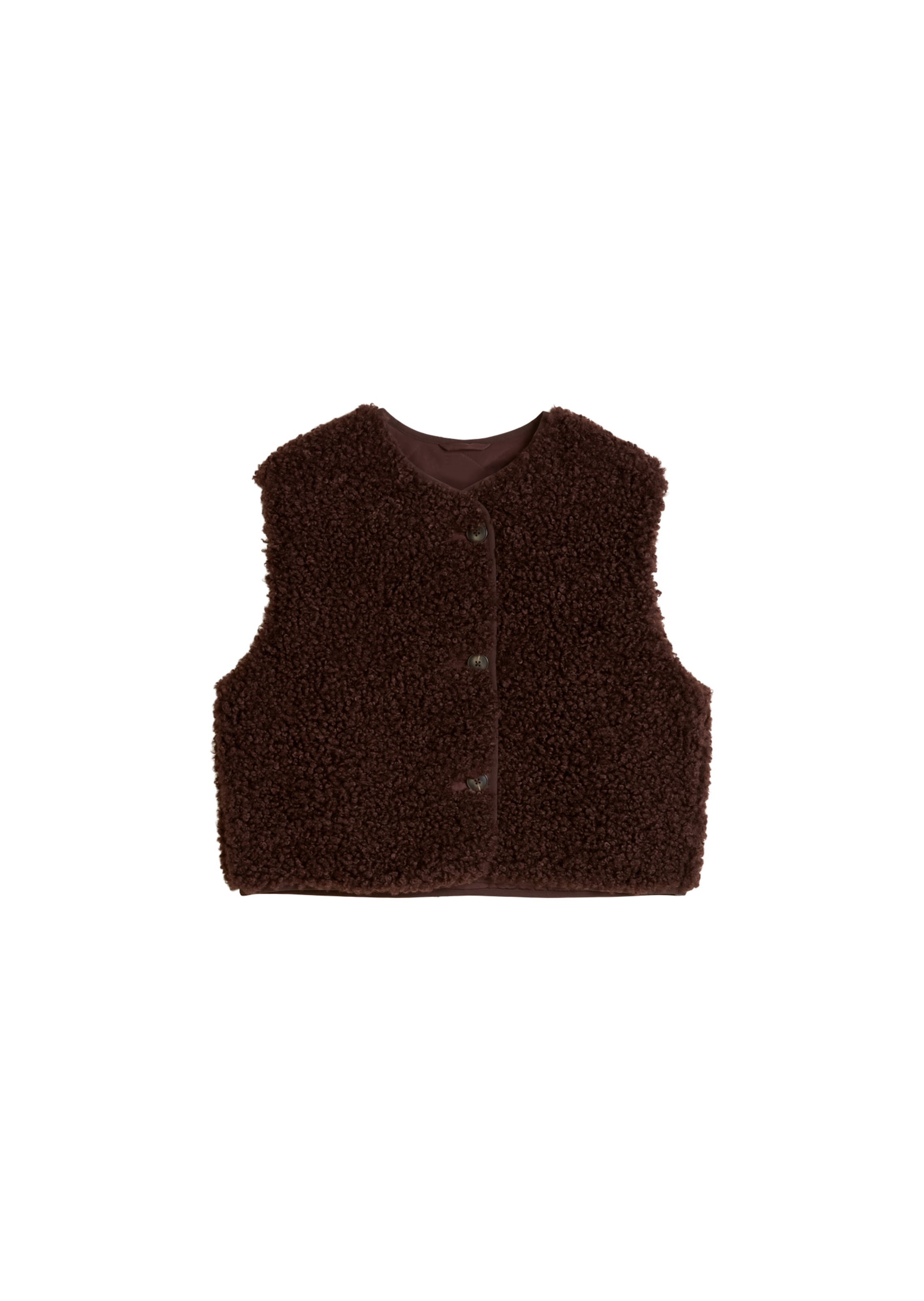 Marc O'Polo DENIM Bodywarmer in Bruin: voorkant