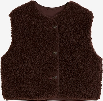Marc O'Polo DENIM Bodywarmer in Bruin: voorkant