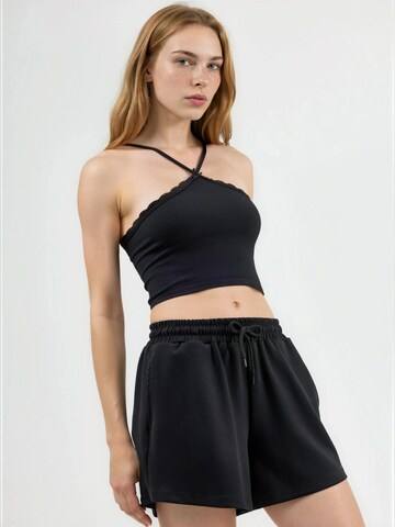 Loosefit Pantaloni di Busem in nero