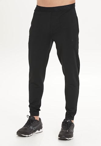 Virtus Regular Athletic Pants 'Benny' in Black: front