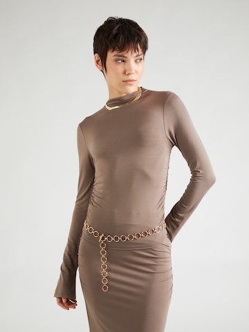Gina Tricot Skjorte i brun: forside