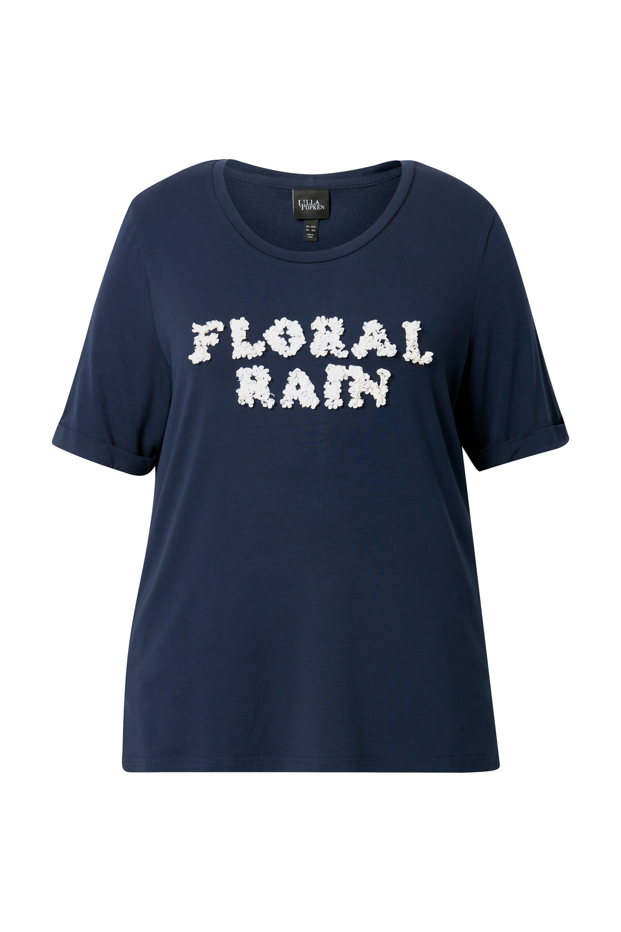 Ulla Popken Shirt in Blauw: voorkant