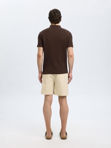 SELECTED HOMME Bluser & t-shirts 'SLHJaden' i brun