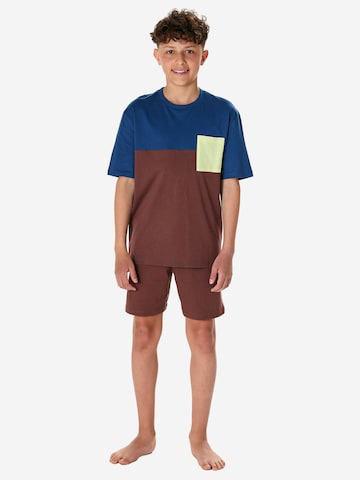 Pyjama ' Teens Nightwear ' SCHIESSER en bleu : devant