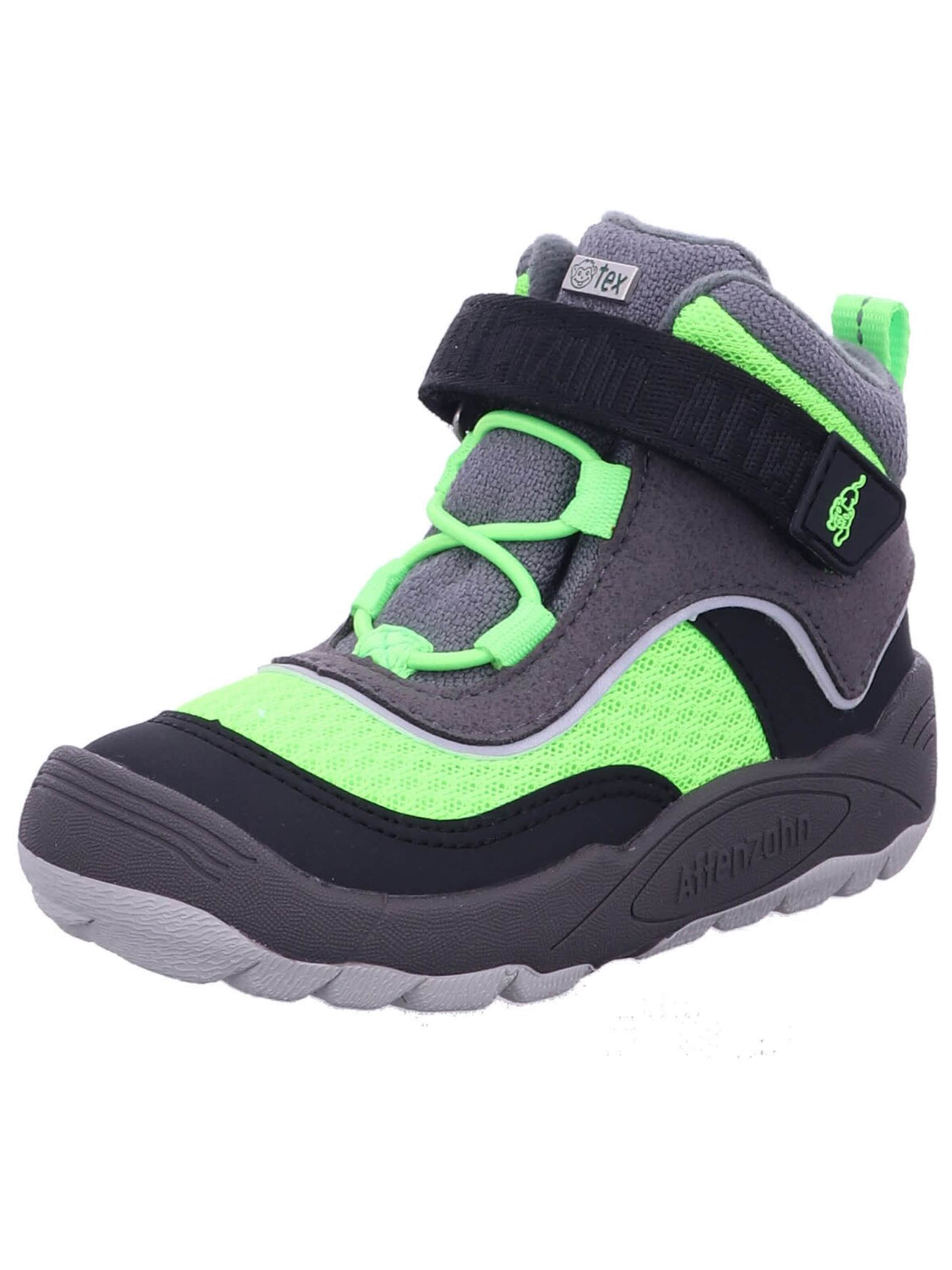 Affenzahn Stiefel 'Stiefel Jungen 01487-80028 Kunststoff (Synthetik) in schwarz' in Schwarz: Vorderseite