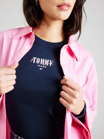 Tommy Jeans Μπλουζάκι 'ESSENTIAL' σε μπλε