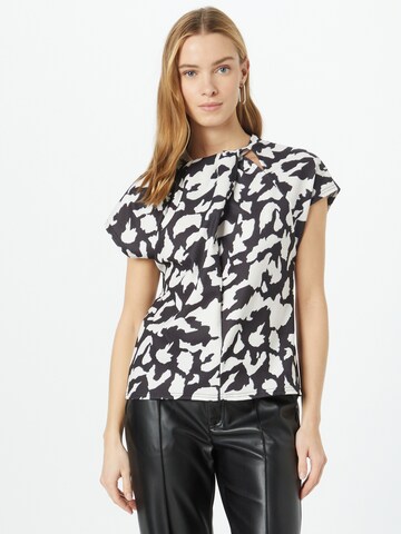 Warehouse Shirt in Zwart: voorkant