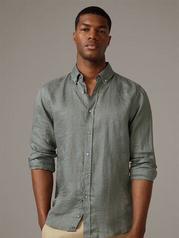 STRELLSON Regular fit Button Up Shirt 'Core' in Green: front