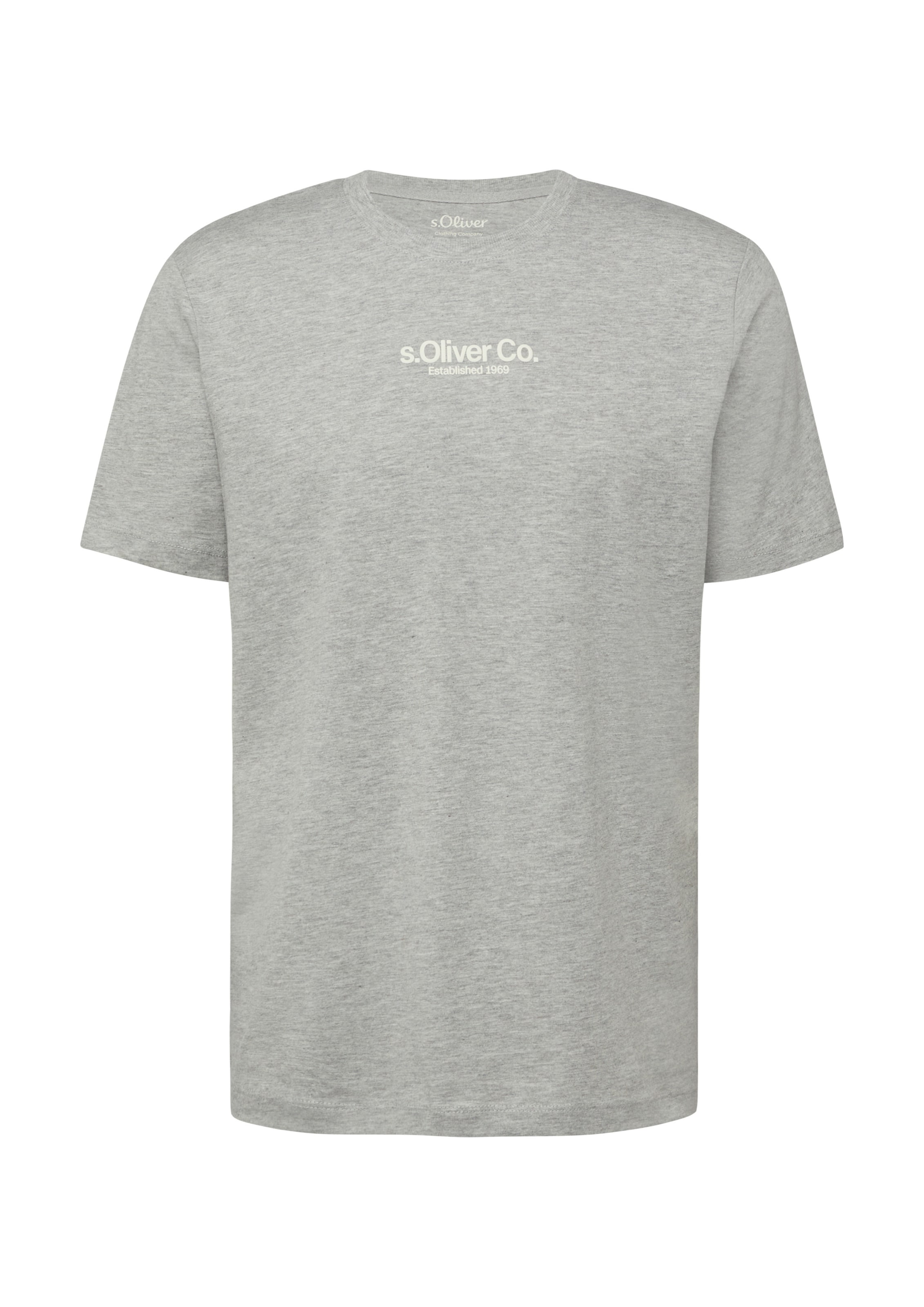 s.Oliver Shirt in Grijs: voorkant