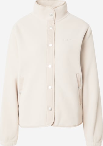 mazine Fleece jas ' Fleet ' in Wit: voorkant