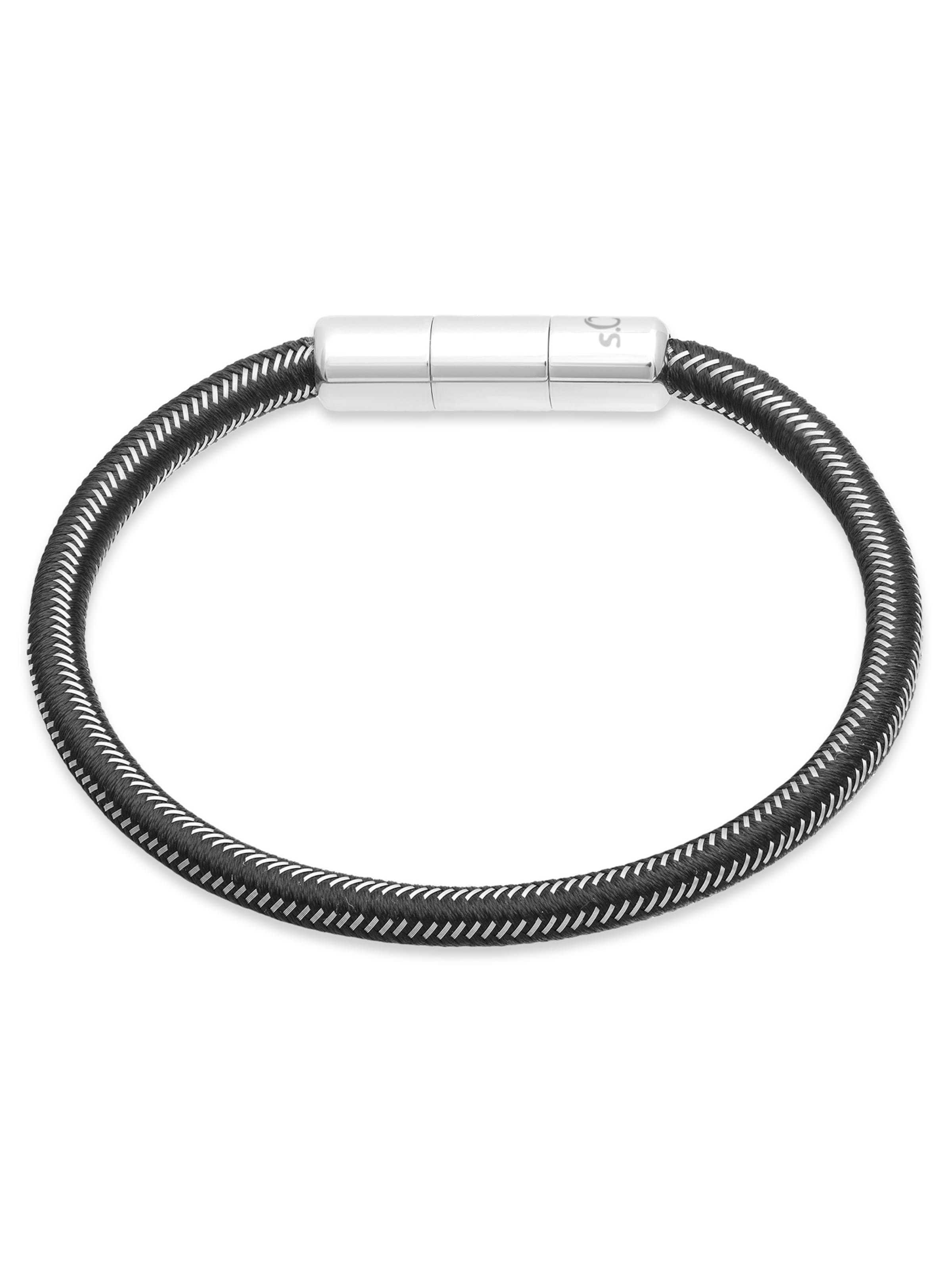 s.Oliver Bracelet in Black: front
