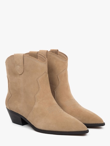 Estro Ankle Boots '1079-1'‌‌‌‌‌‌‌ in Beige