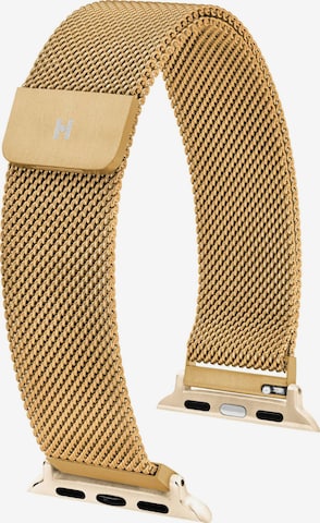 HIRSCH Armbänder - Reloj digital 'Milanaise for Apple Watch' en oro: frente