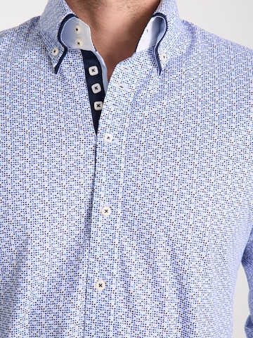 7Camicie - Ajuste estrecho Camisa de negocios 'Marco Polo' en blanco