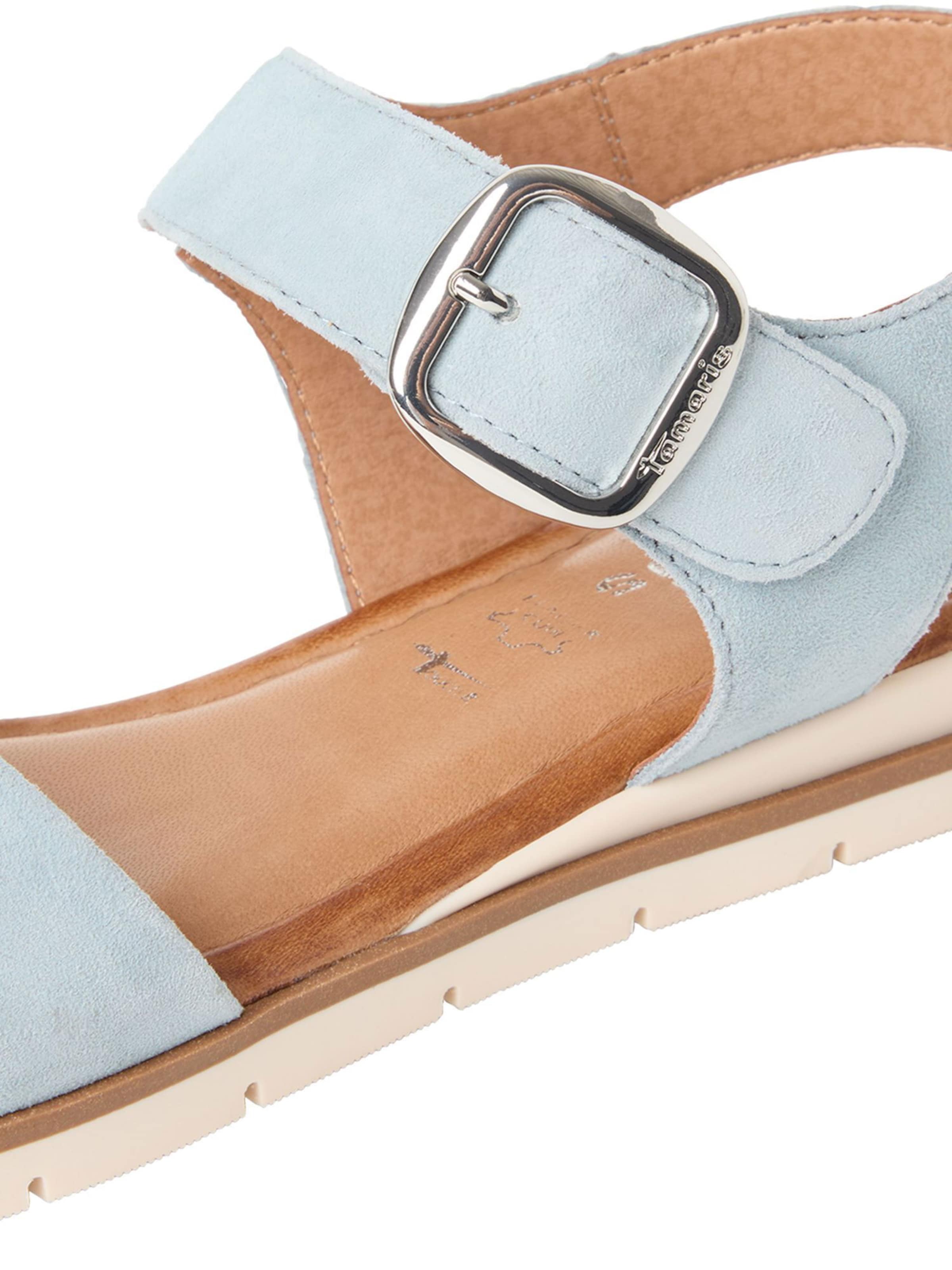 Tamaris Sandale in Blau
