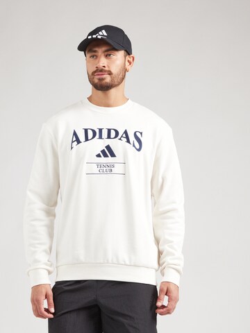 ADIDAS PERFORMANCE Αθλητική μπλούζα φούτερ 'HRTG' σε λευκό: μπροστά