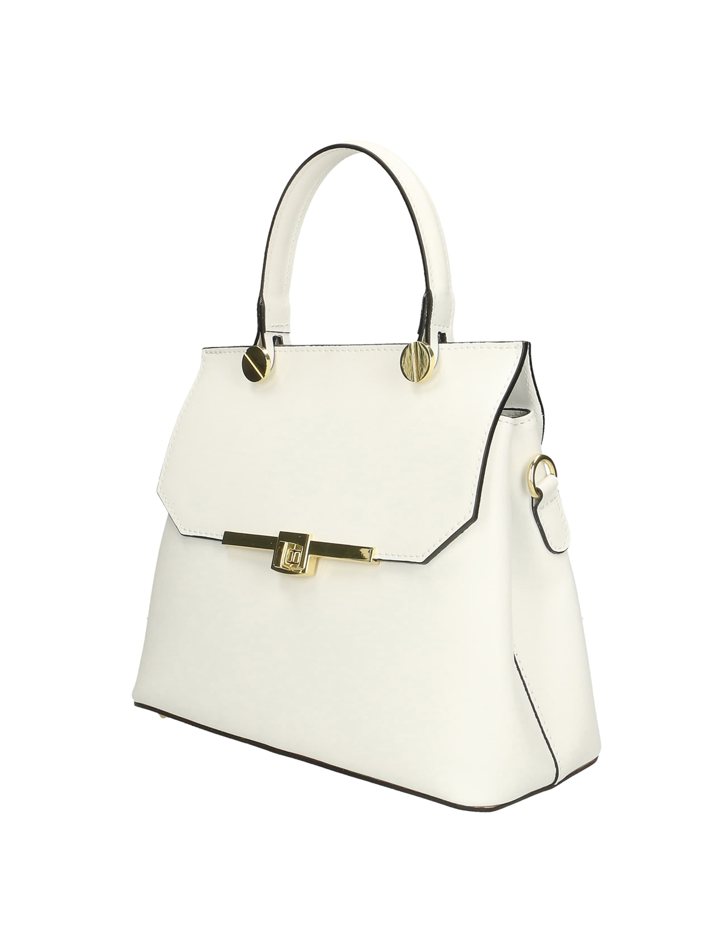 Borsa a mano di Gave Lux in bianco: frontale