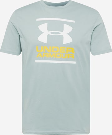 UNDER ARMOUR Performance Shirt 'Foundation' in Green: front