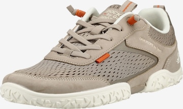 Baskets basses Dockers by Gerli en beige : devant