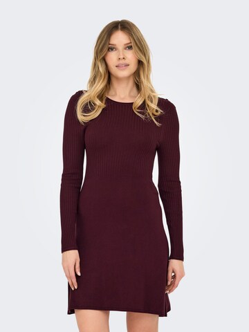 ONLY Knitted dress 'ONLMila' in Red: front