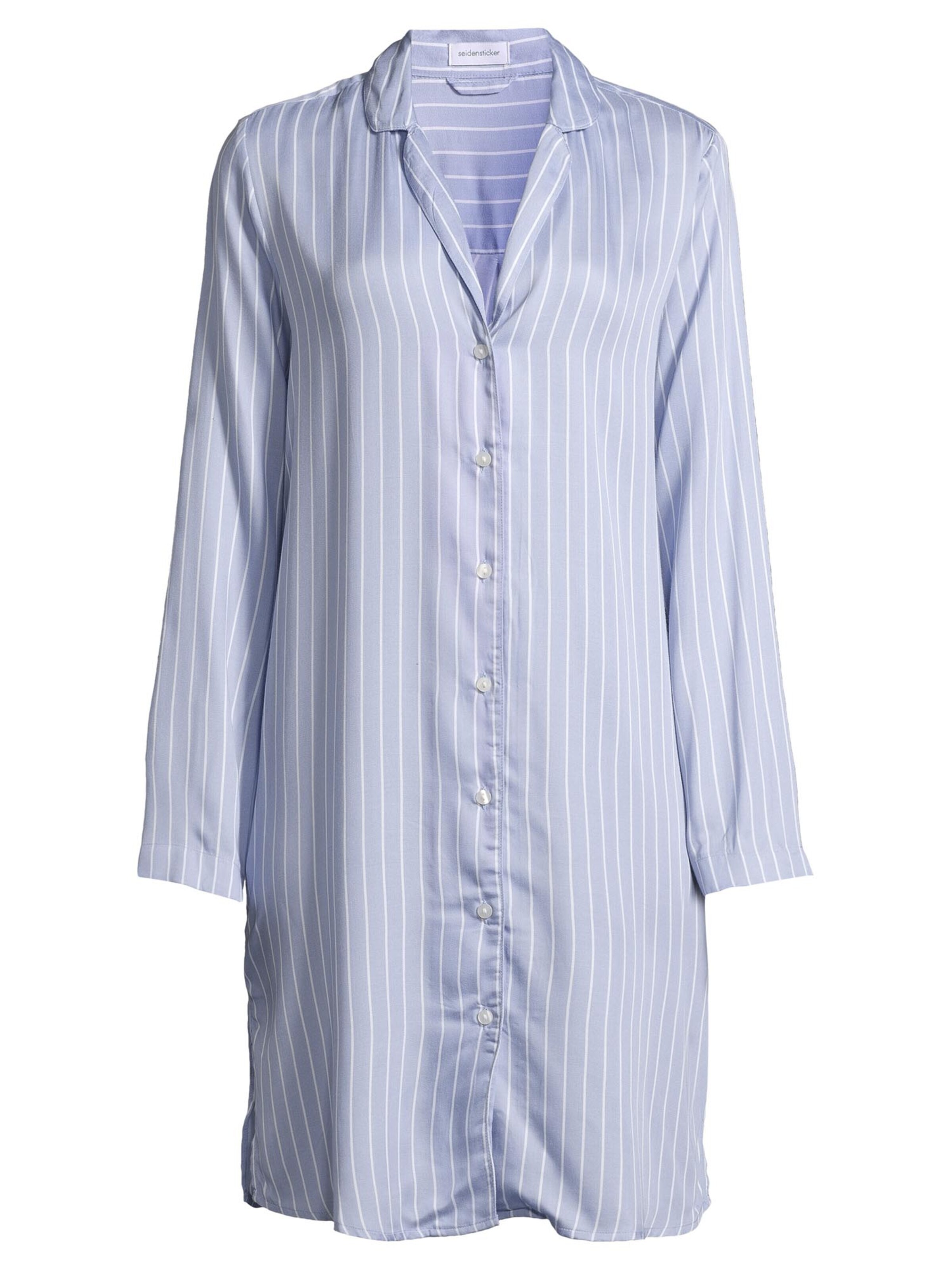 SEIDENSTICKER Nightgown 'Classic Web' in Purple: front