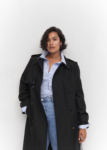 MANGO Between-seasons coat 'Chicago' in Black