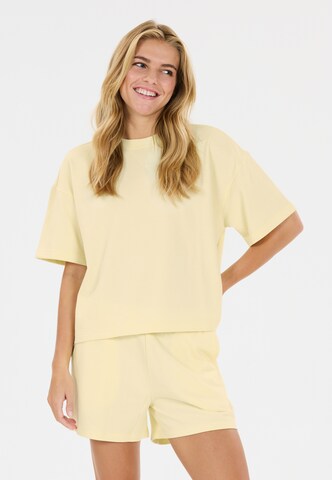 Athlecia Shirt 'Crecy' in Yellow: front