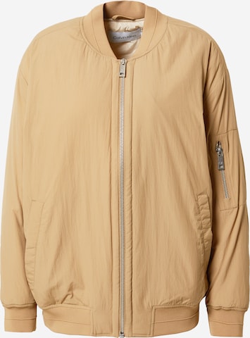 Calvin Klein Übergangsjacke in Beige: predná strana