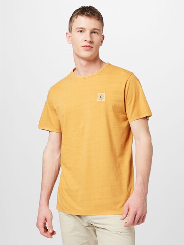 T-Shirt GUESS en jaune : devant
