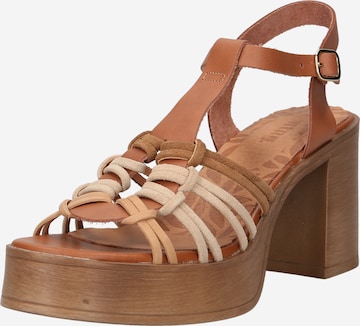 MTNG Sandal 'SIXTIES' in Brown: front