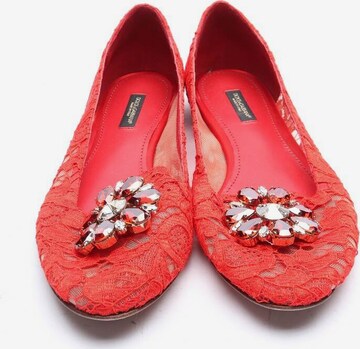 DOLCE & GABBANA Flats & Loafers in 39 in Red