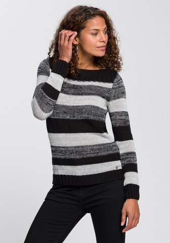 AJC Pullover in Schwarz: Vorderseite