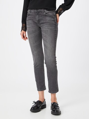 Sisley Slimfit Jeans in Grau: Vorderseite
