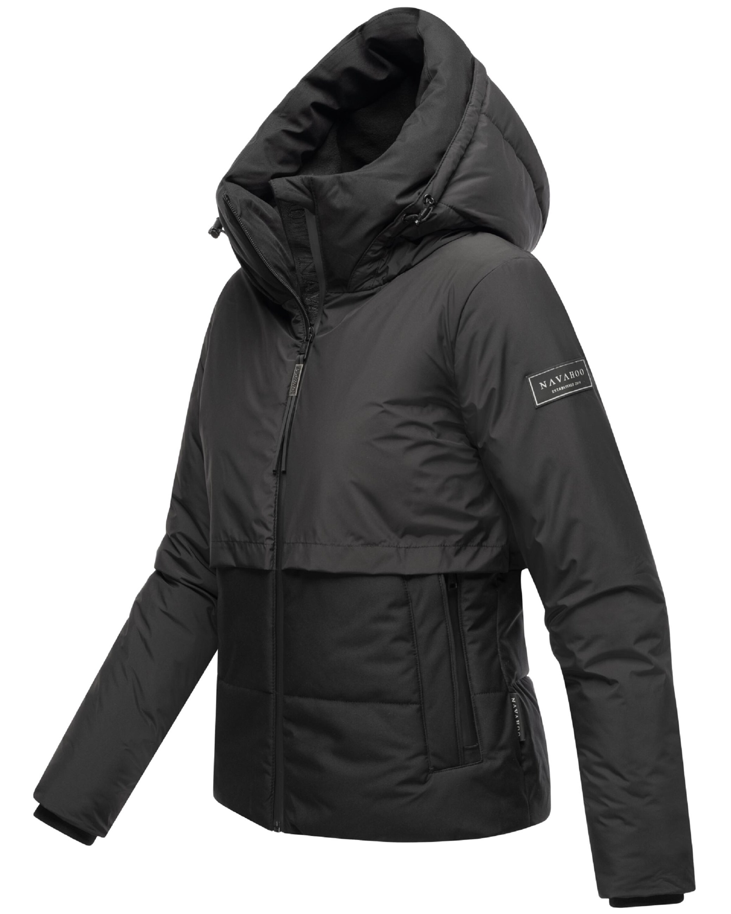 NAVAHOO Jacke 'Liebesküken XIV' in Schwarz