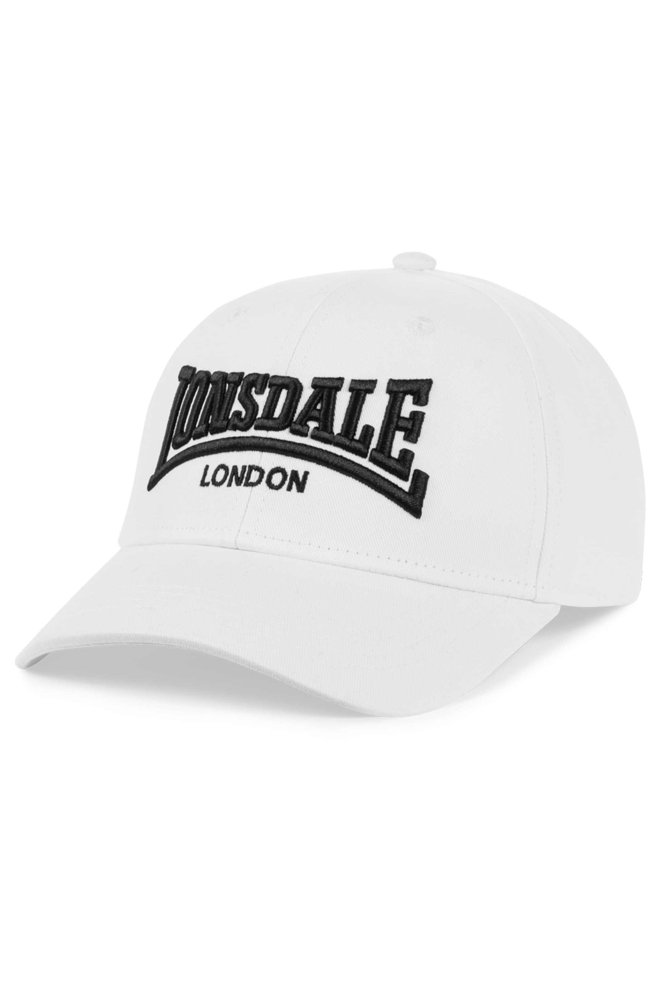 LONSDALE - Boné 'FLIXTON' em branco: frente