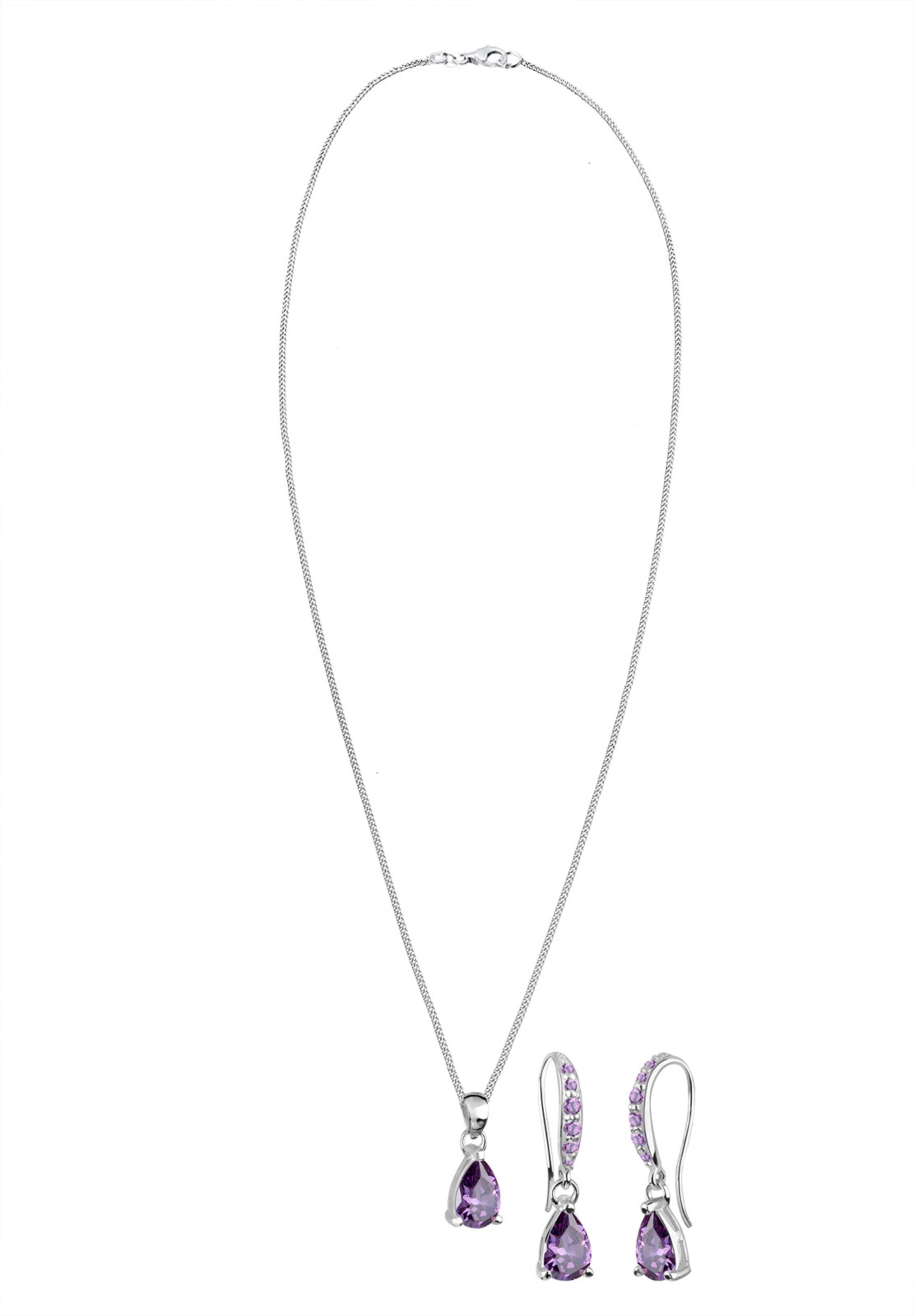 Parure de bijoux ELLI en argent : devant