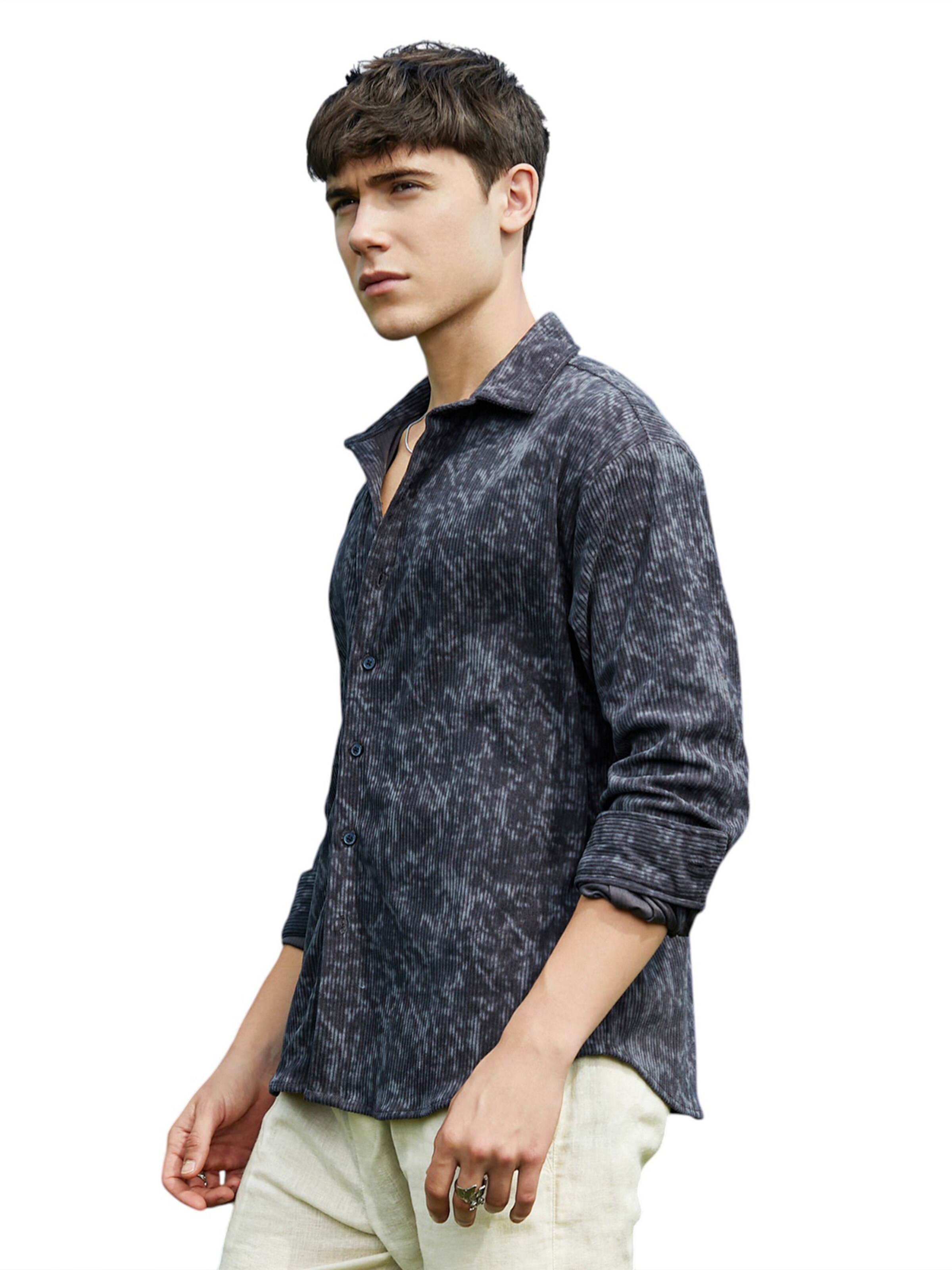 Comfort Fit Cămașă 'Jazlyn' de la Campus Sutra pe albastru