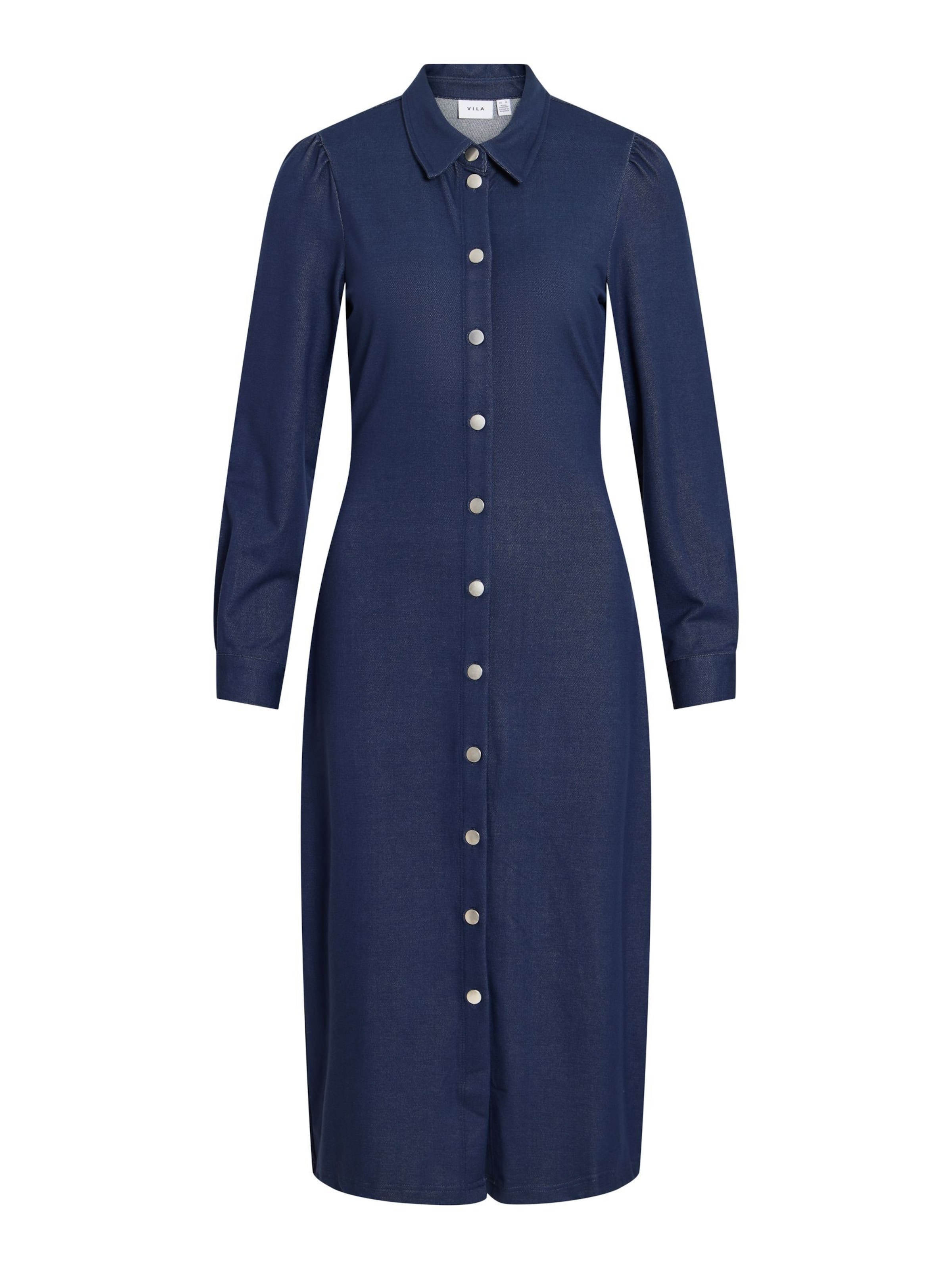 Robe-chemise 'VIChania' VILA en bleu : devant