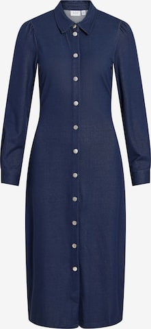 Robe-chemise 'VIChania' VILA en bleu : devant