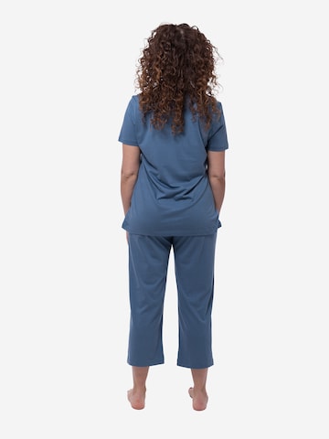 Ammann Pyjama 'Night & Home' in Blau
