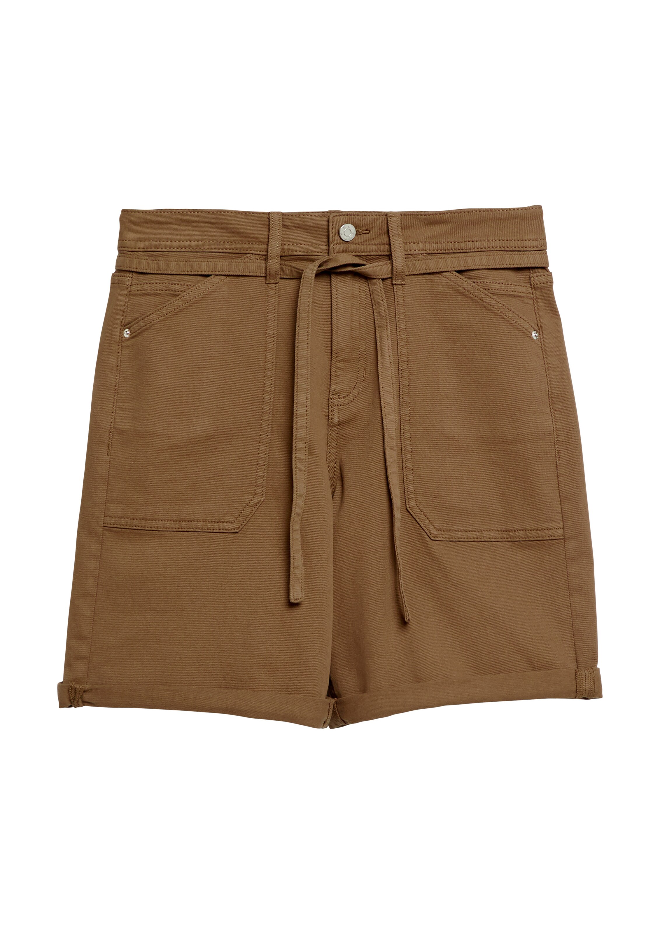 s.Oliver Loosefit Jeans 'Suri' in Bruin: voorkant