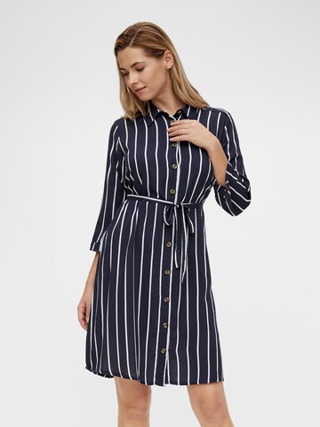 MAMALICIOUS Shirt Dress 'Sinem' in Blue: front