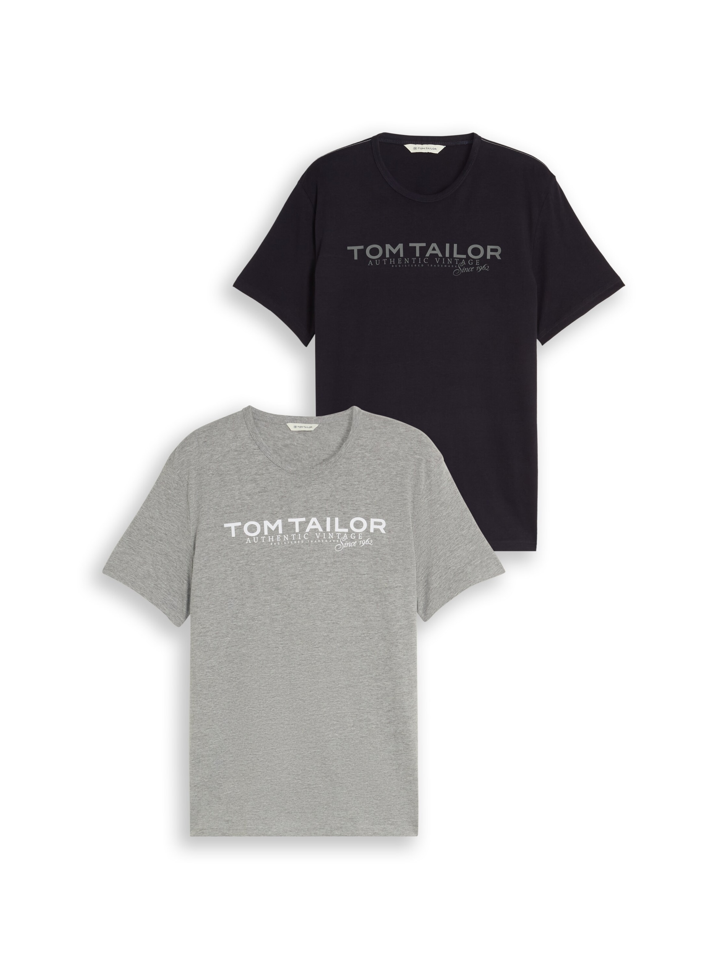 TOM TAILOR T-Shirt in Grau: Vorderseite