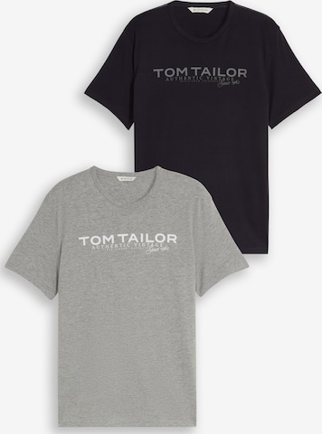 TOM TAILOR T-Shirt in Grau: Vorderseite