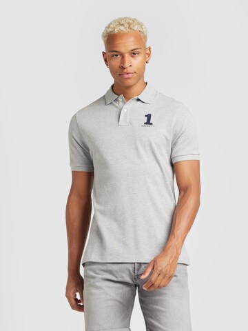 Maglietta 'NEW CLASSIC' di Hackett London in grigio: frontale