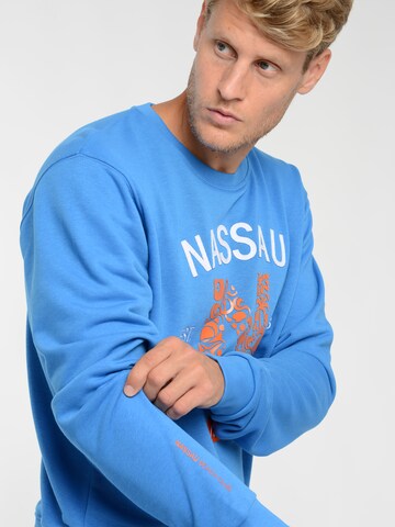 NASSAU Beach Club Sweatshirt ' NB22010 ' in Blue
