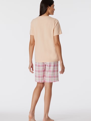 SCHIESSER Short Pajama Set ' Comfort Essentials ' in Orange
