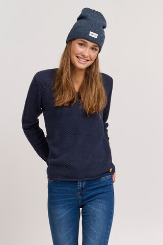 Oxmo Beanie 'Biene' in Blau