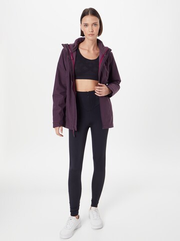 JACK WOLFSKIN Outdoor jacket 'MOONRISE' in Purple